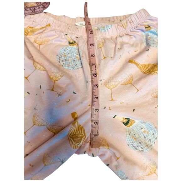 EUC Bedhead Champagne Brunch Long Sleeve Stretch Cotton Pajama Set Pockets Small - Picture 11 of 16